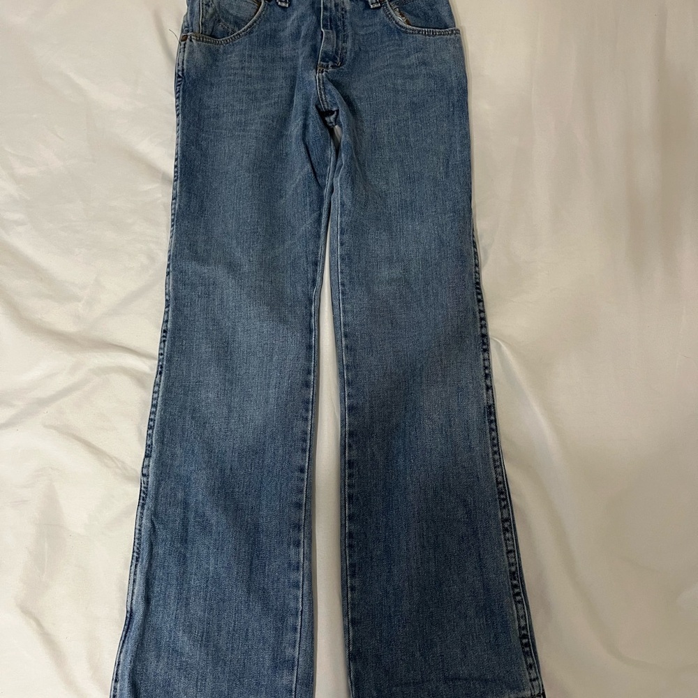 Wrangler Women's bootcut Jeans in Denim Blue